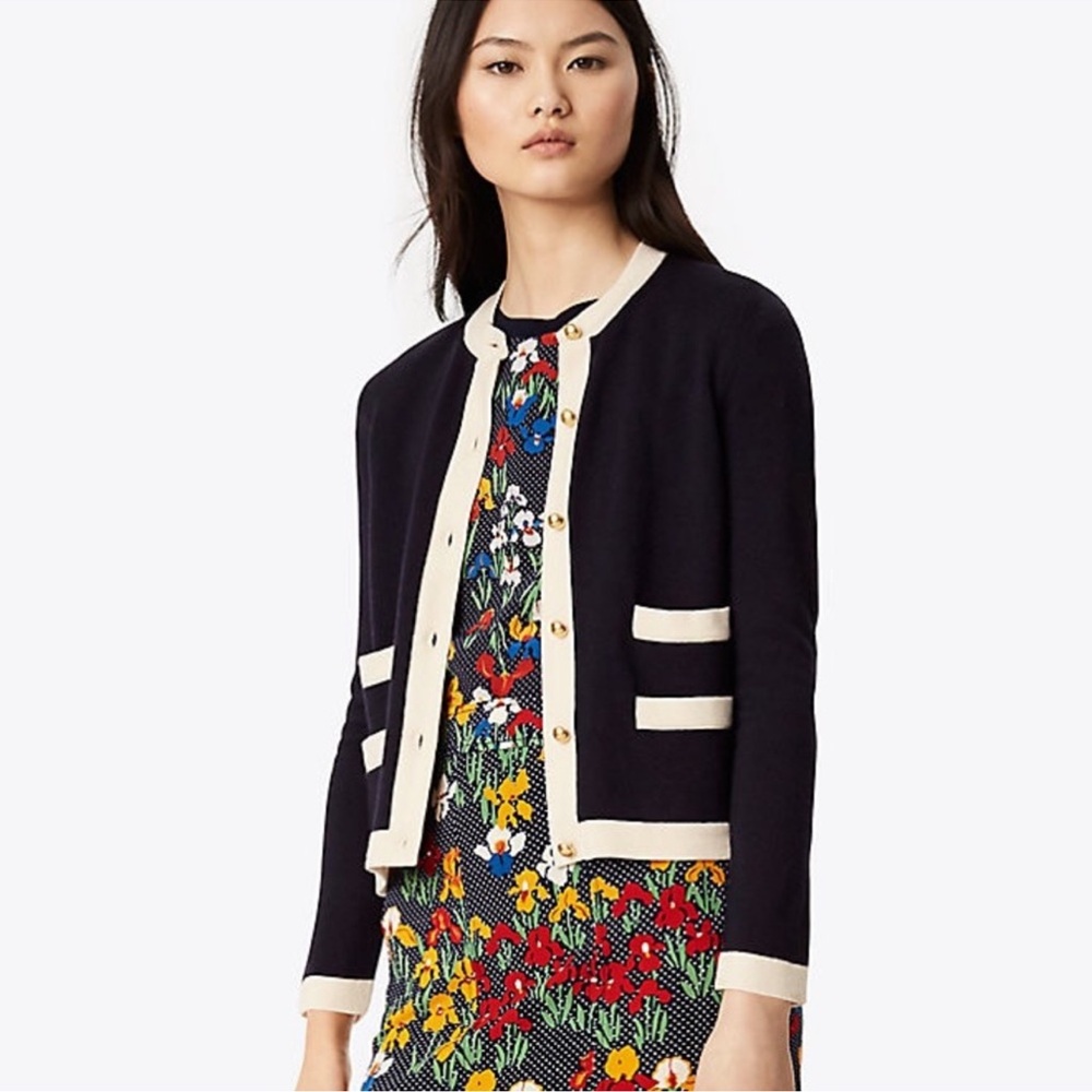 NWT Tory Burch Kendra Cardigan, sz XL